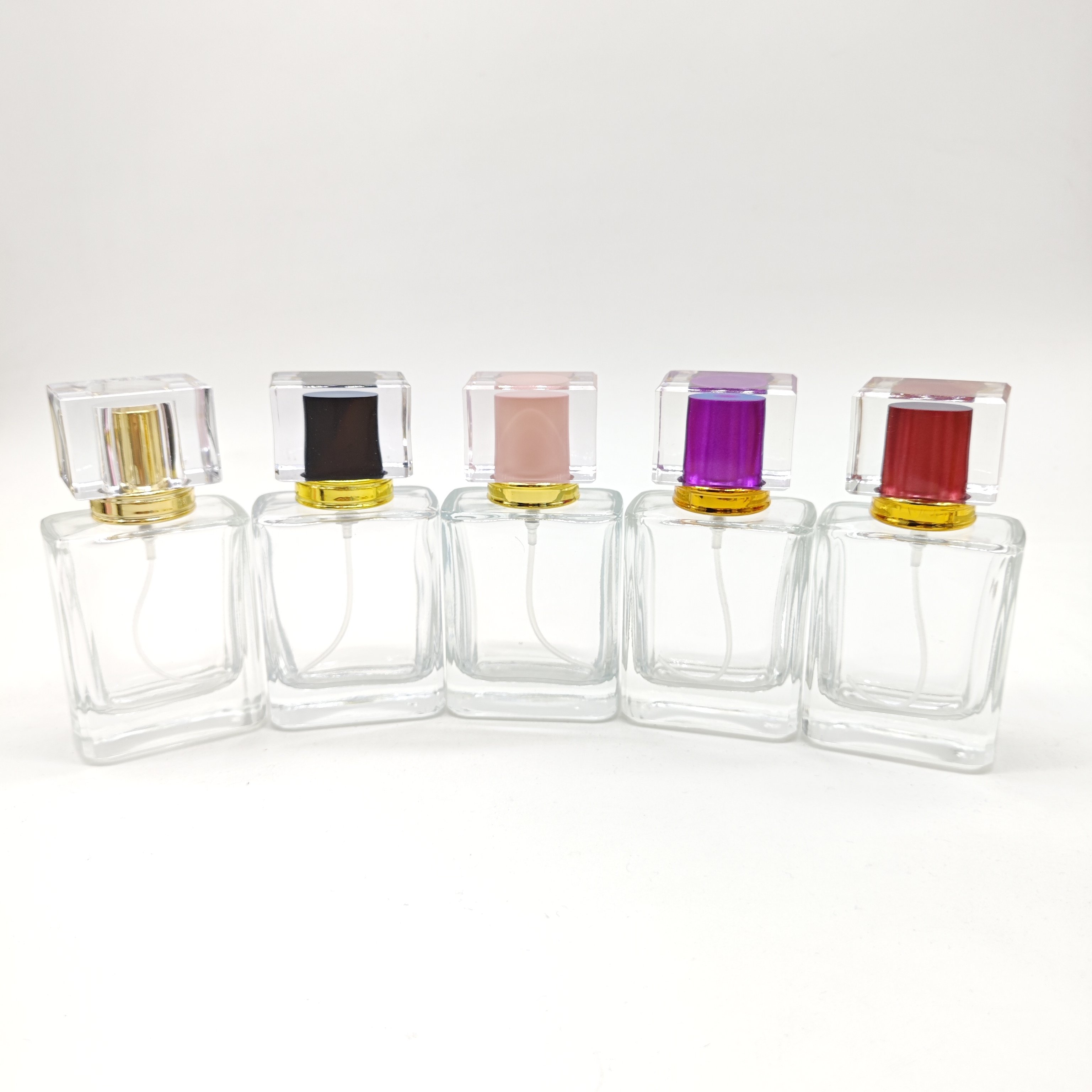 2020 best sale new design black 50ml perfume glass bottle