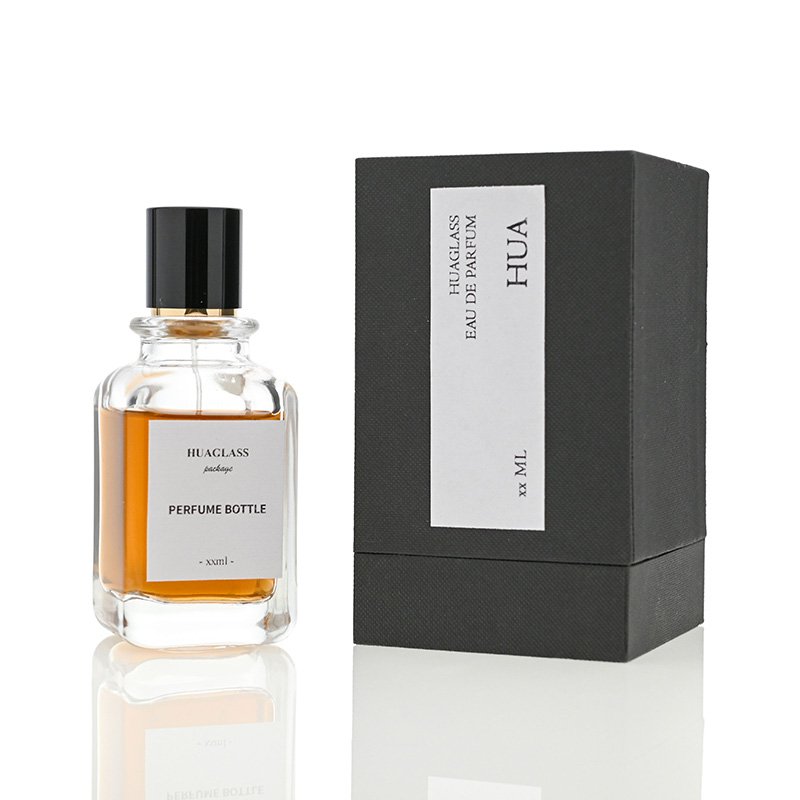 New Design Custom Crystal Atomizer Spray Perfume Bottle 30ml 50ml 100ml Empty Perfume Rectangular Glass Bottles