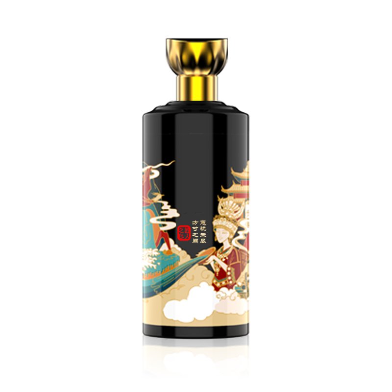 Wholesale glass bottles 30ml 50ml empty bottles for Chinese Baijiu high quality liquor bottles