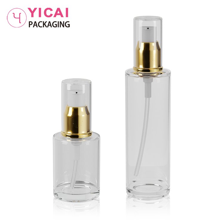 Hand Washing Glass Bottles Pump Body Wash Liquid Foam Soap Dispenser Bottle 40ML