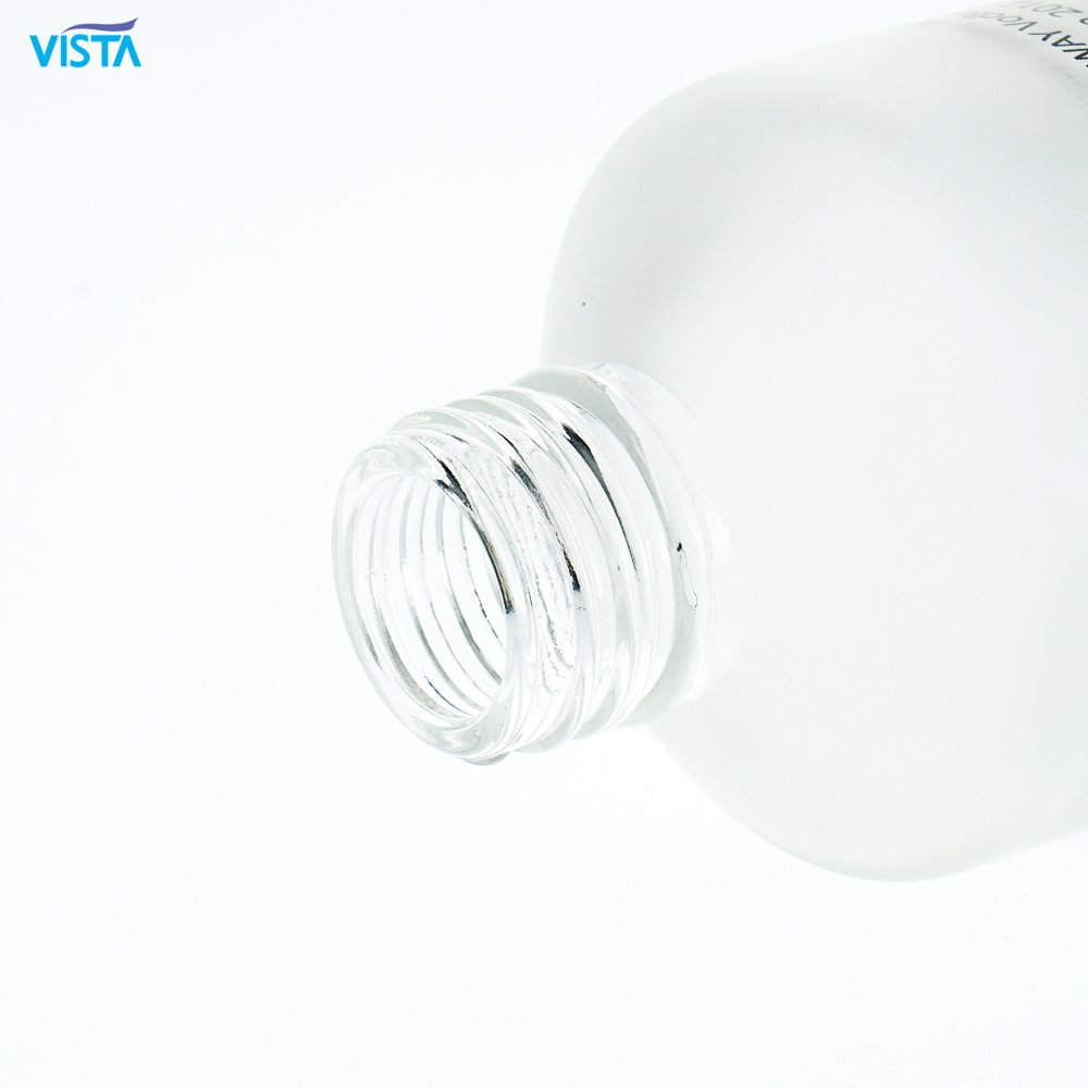 750ml clear glass bottle mineral water bottles frost bottle