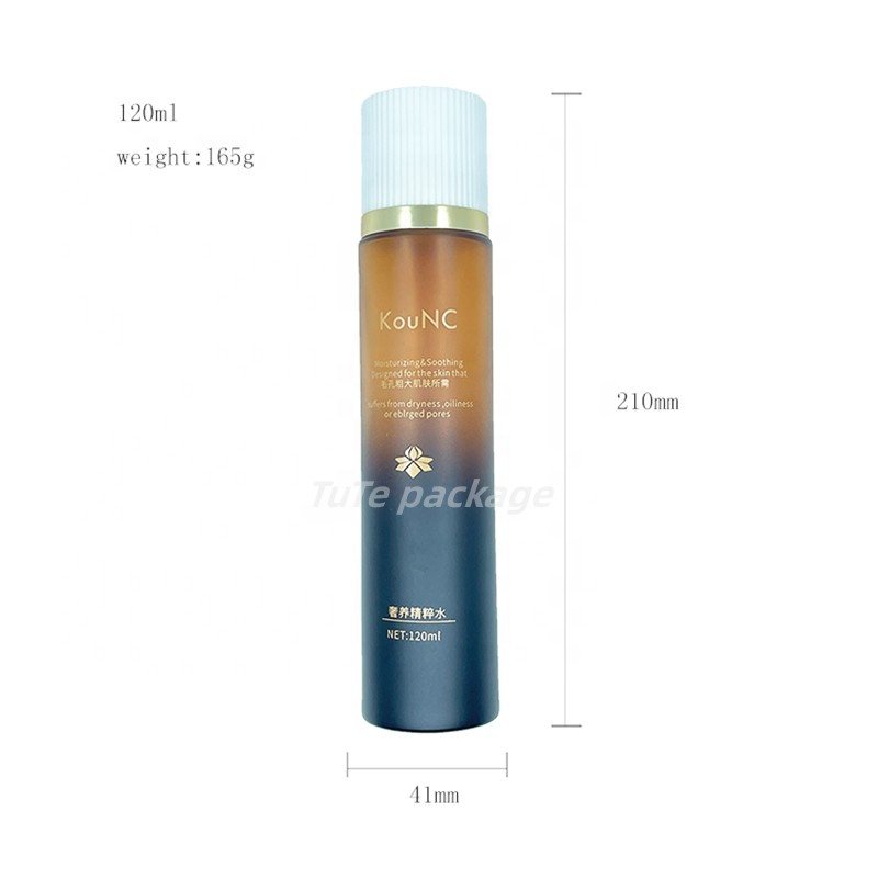 empty cosmetic set skincare glass bottle for cosmetics liquid packaging set packaging 30g 50g 40ml 100ml 120ml