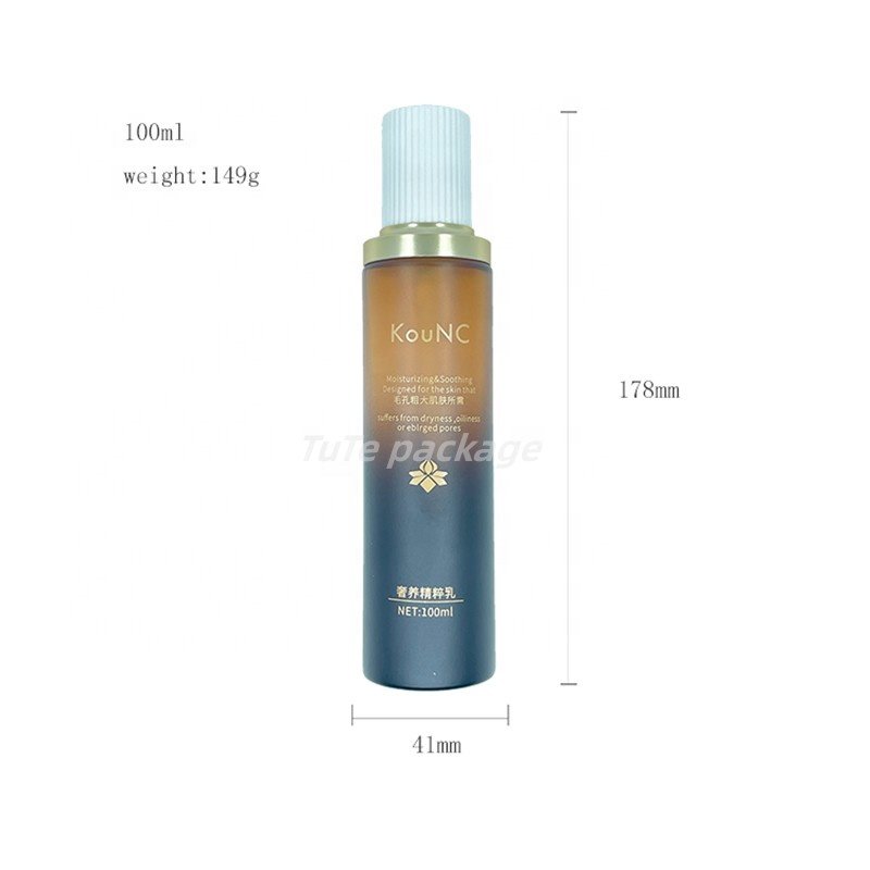empty cosmetic set skincare glass bottle for cosmetics liquid packaging set packaging 30g 50g 40ml 100ml 120ml