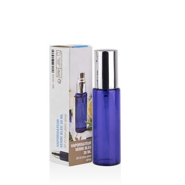 5ml 10ml 20ml 30ml Colorful Perfume Oil Roll On Pump Glass Bottle with Roller Ball Skin Care Cosmetic Packaging with Box