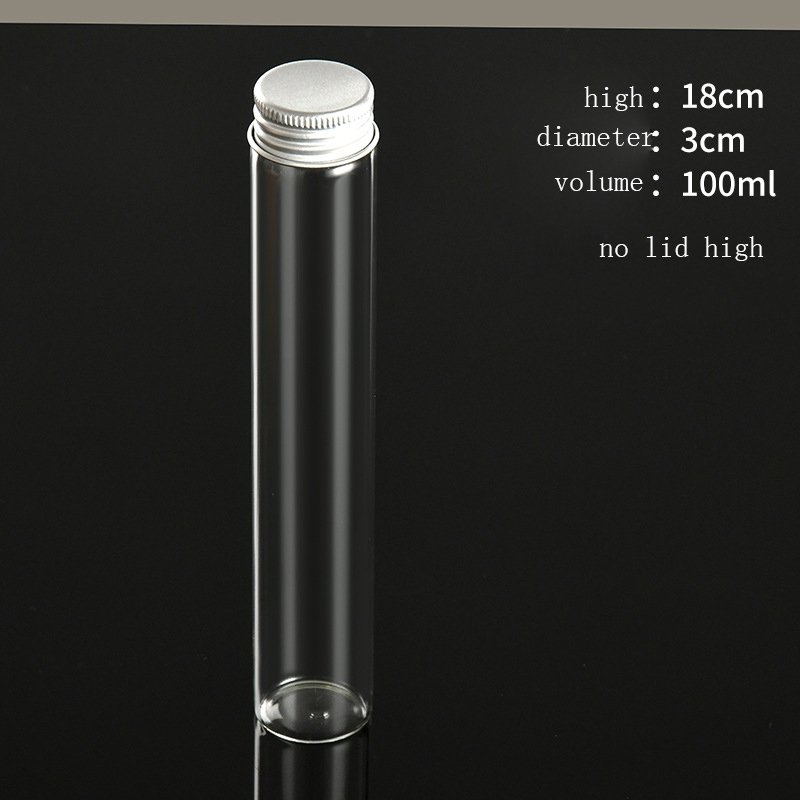 Wholesale Empty Packaging Tube Vial 5ml 10ml 15ml 20ml 25ml Clear Amber Mini Glass Bottle With Aluminum Screw Cap