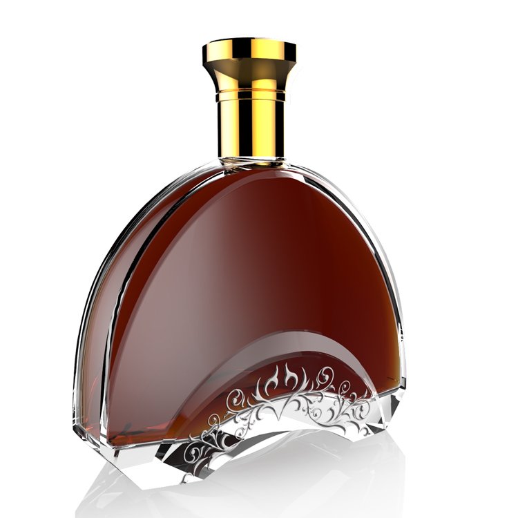 empty glass bottles supplier 500ml wine brandy rum drinking spirit tequila bottles
