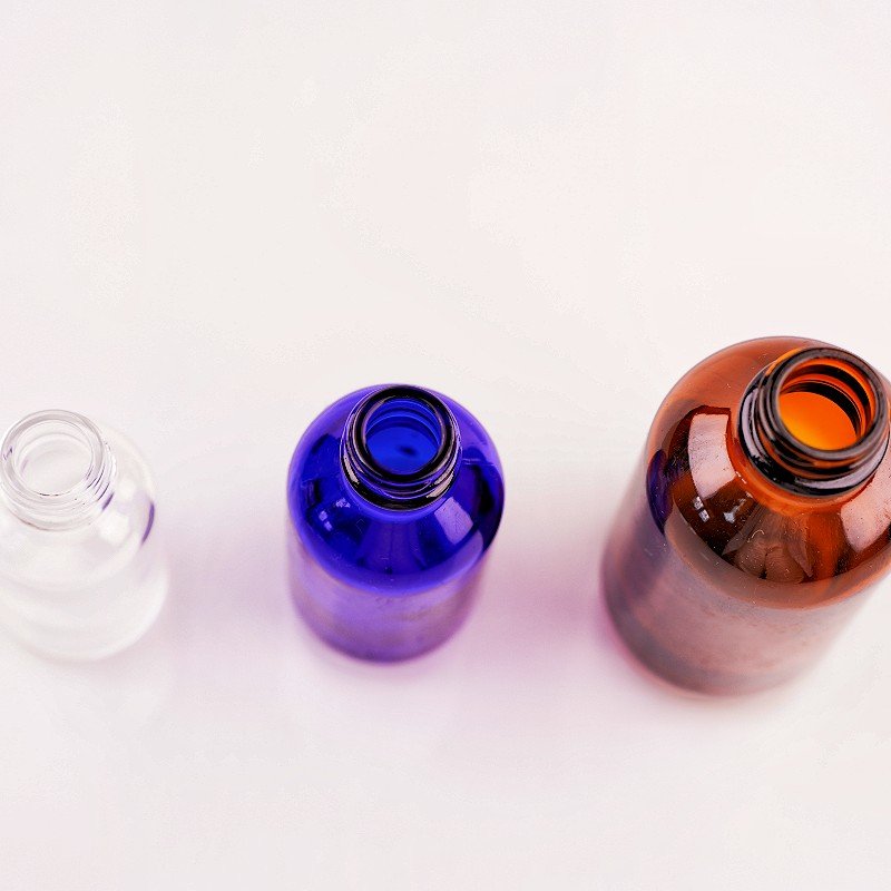 DIN 18mm 5ml 10ml 15ml 20ml 30ml 50ml 100ml Round Empty Dropper glass Bottle For Essential Oil for cap