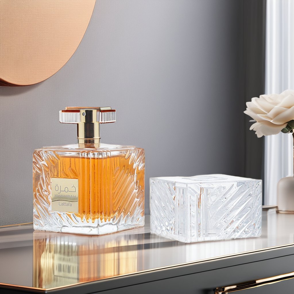 Wholesale Custom High-Grade Square Glass Perfume Bottles Luxury 30ml 50ml 100ml 5ml Sizes Hot Stamping Pump Sprayer 8ml