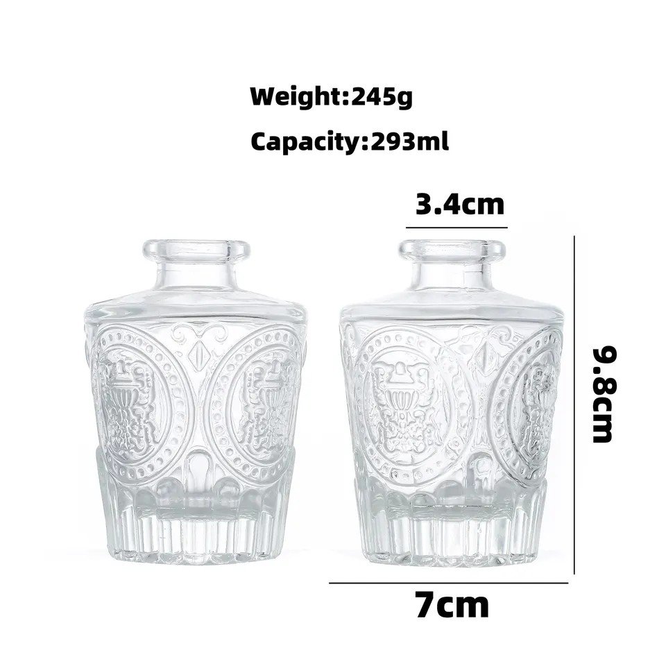 Highly recommend Empty Glass Diffuser bottle Fragrance Aroma Diffuser Bottles Min Flower vase flower arragement