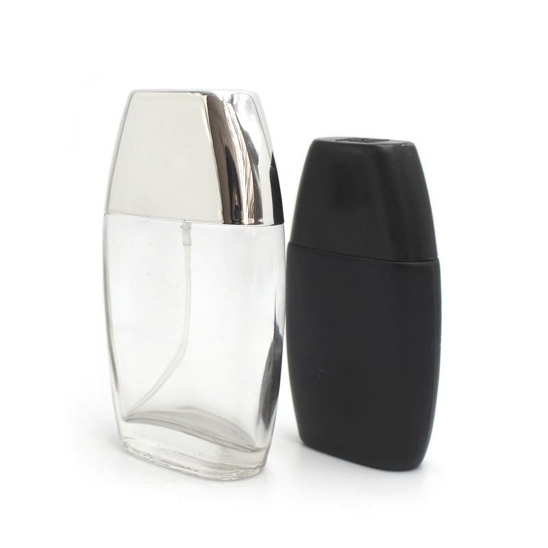 100ml 50 ml custom perfume black luxury unique empty sprayer glass bottle
