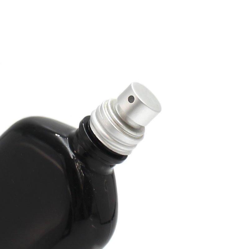 100ml 50 ml custom perfume black luxury unique empty sprayer glass bottle