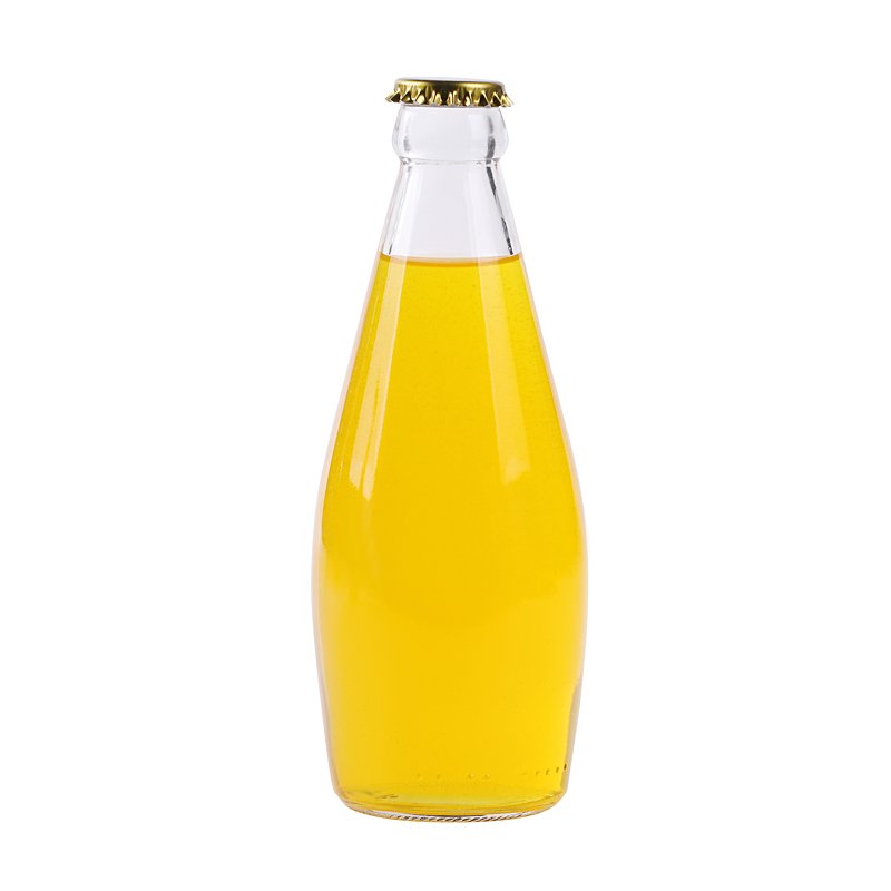 wholesale 100ml 200ml 250ml 500ml milk beverage juice glass bottle with plastic cap