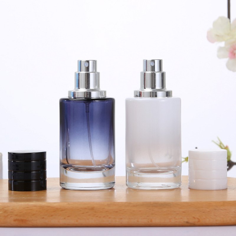 Special Design Small Empty 25ml Perfume Gradient Color Glass Spray Bottles