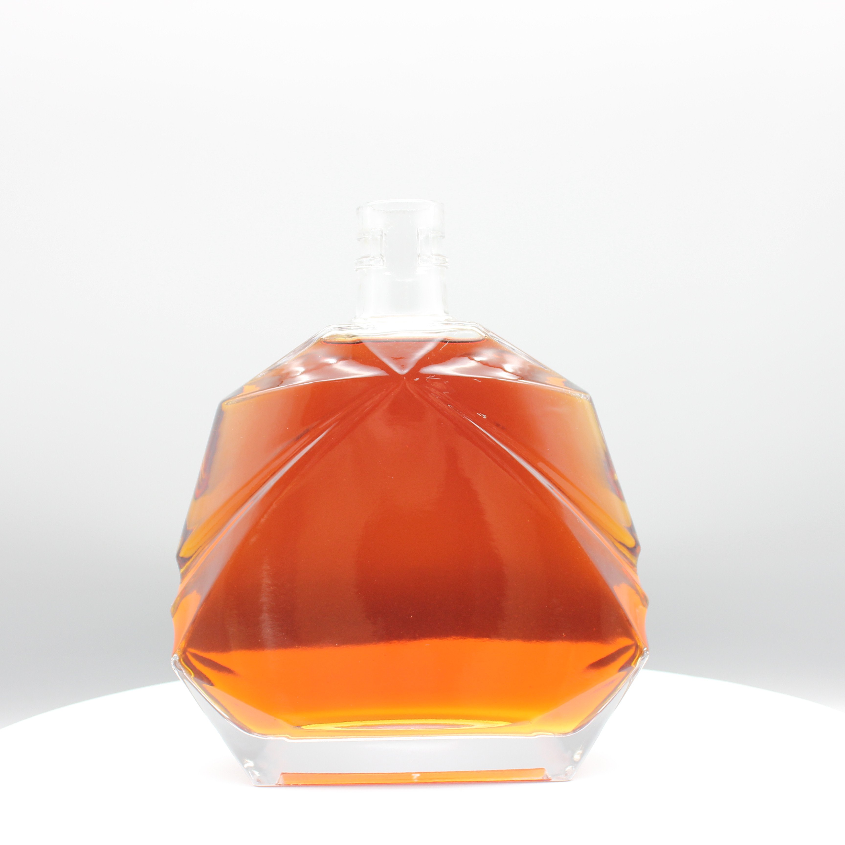 spirit bottle manufacturer brown empty glass bottle for whisky liquor glass spirit bottle flat flask liquor