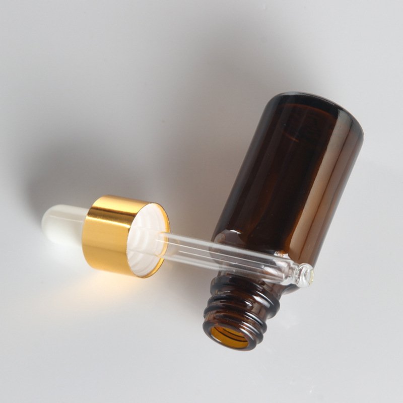 5/10/15/20/30/50/100ml Cosmetic Modern Face Serum Empty Bottle Amber Essential Oil Dropper Glass Bottle
