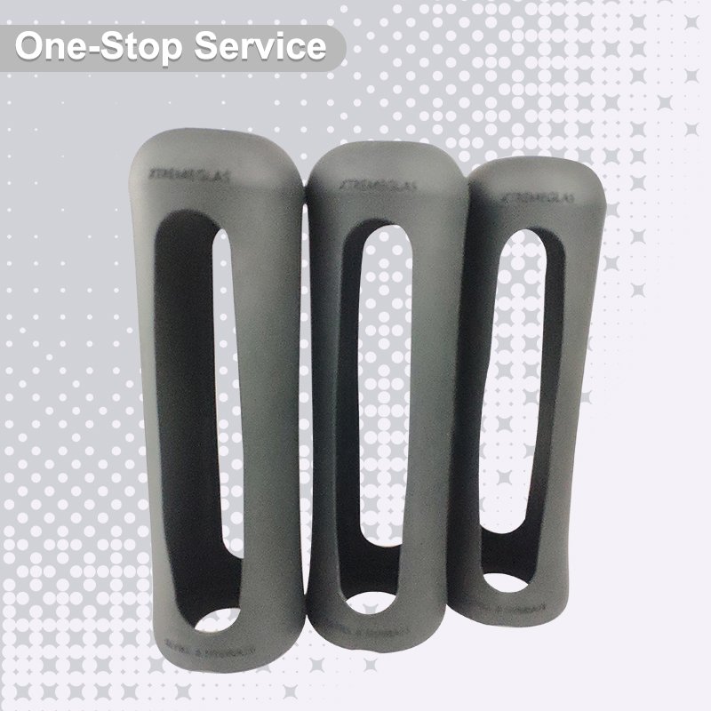 Non-slip 500ml Glass Water Bottle Soft Silicone Sleeve with Lid and String