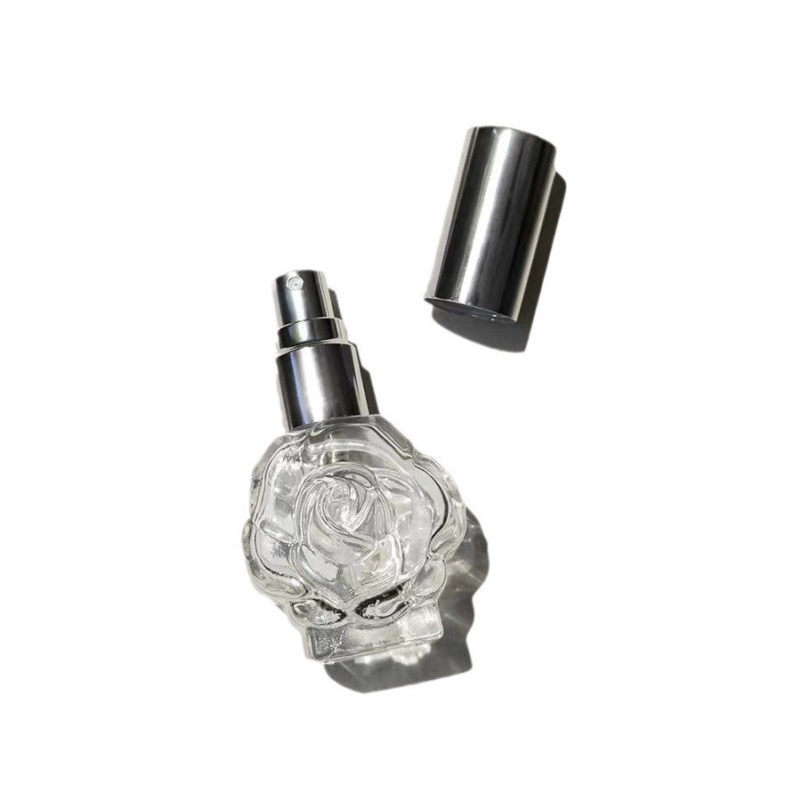 Rose spray perfume spray bottle perfume subpackage portable glass bottle