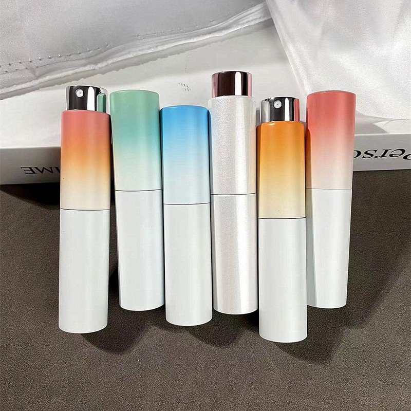 Portable 10ml Empty Luxury Spray Bottle Travel Mini Container Twist Up Perfume Refillable Atomizer