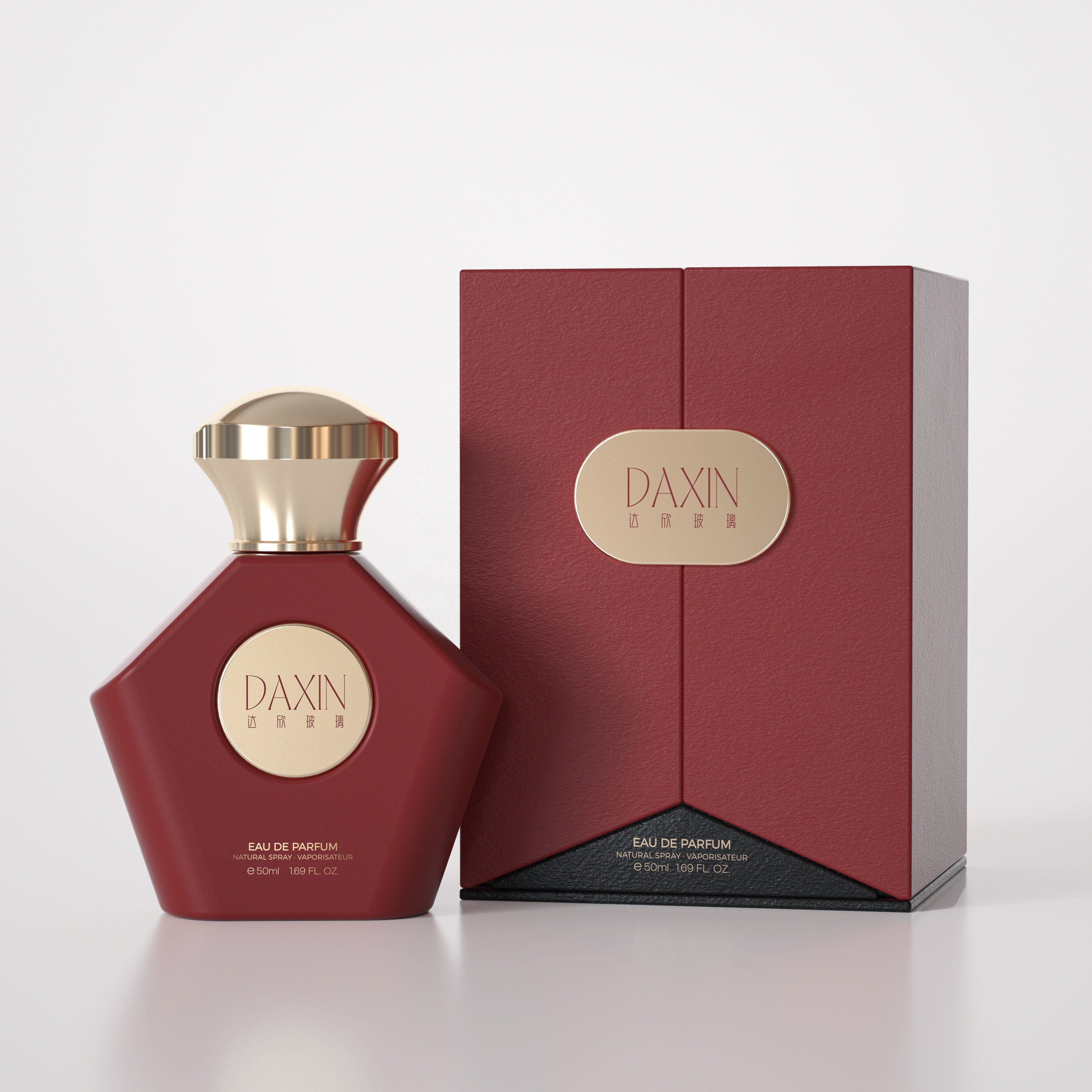 New Design Perfume Bottle 50ml Luxury Creative Arabic Perfume Bottle Perfume Empty Bottle with Box