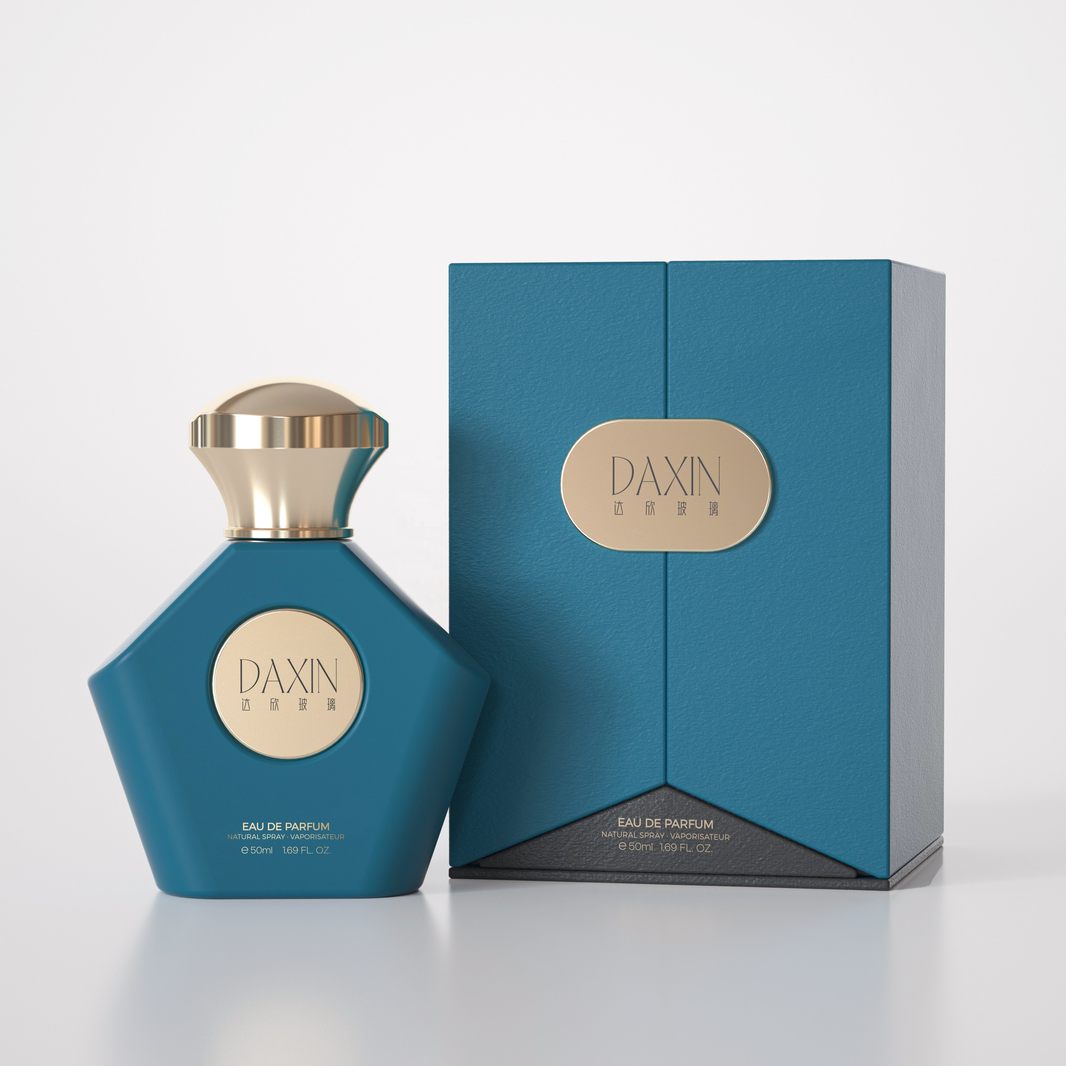 New Design Perfume Bottle 50ml Luxury Creative Arabic Perfume Bottle Perfume Empty Bottle with Box
