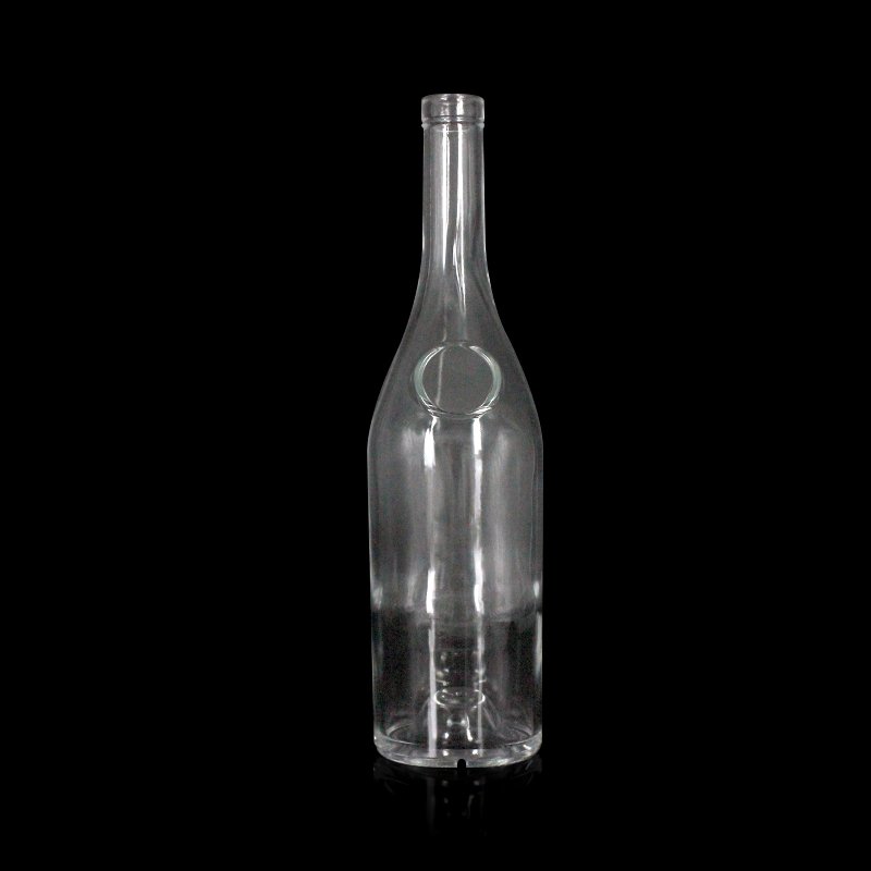 wholesale customized 50ml 100ml 500ml 700ml 750ml 1 litre Tequila Patron liquor spirit bottles with cork stopper