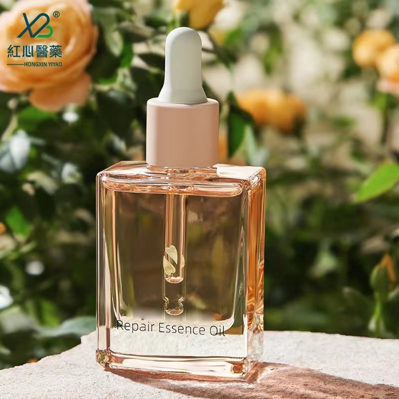 Factory stock 10ml 15ml frosted square essential oil dropper bottle Camellia essence subpackage glass bottle