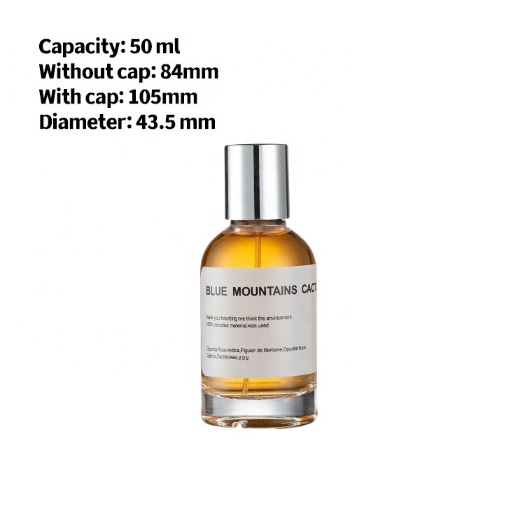 Wholesale 30ML 50ML 100ML Glass Bottle Perfume Clear Round Cheap Perfume Bottle
