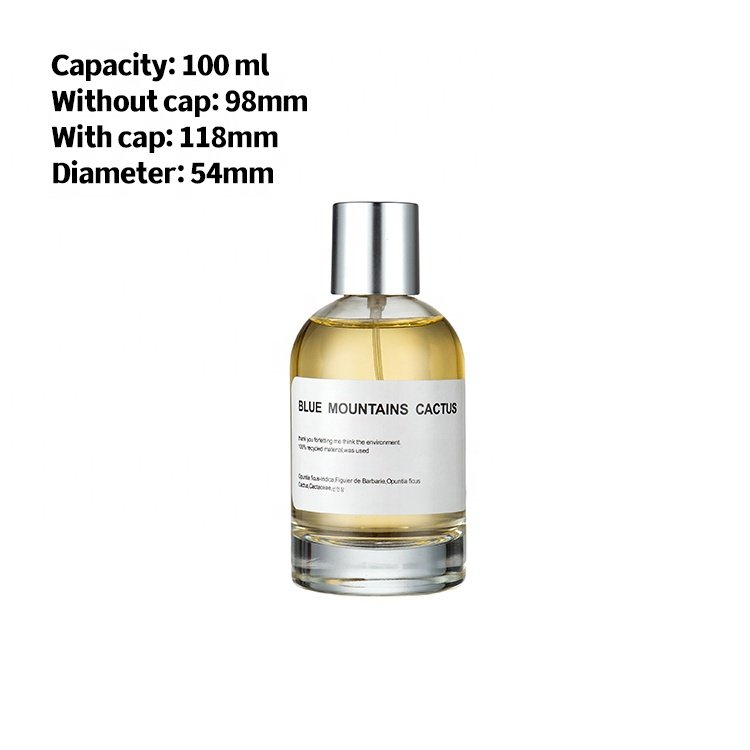 Wholesale 30ML 50ML 100ML Glass Bottle Perfume Clear Round Cheap Perfume Bottle