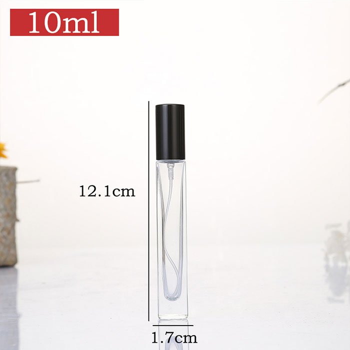 Wholesale Custom Empty 10ML Glass Spray Bottle Small Refillable Fragrance Atomizer Mini Samples Glass Perfume Bottle