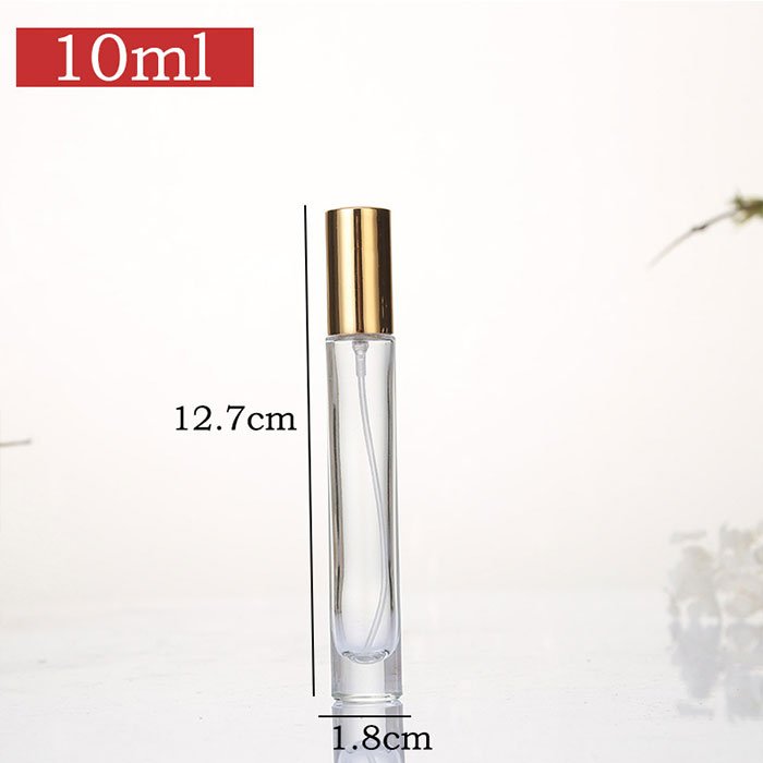 Wholesale Custom Empty 10ML Glass Spray Bottle Small Refillable Fragrance Atomizer Mini Samples Glass Perfume Bottle