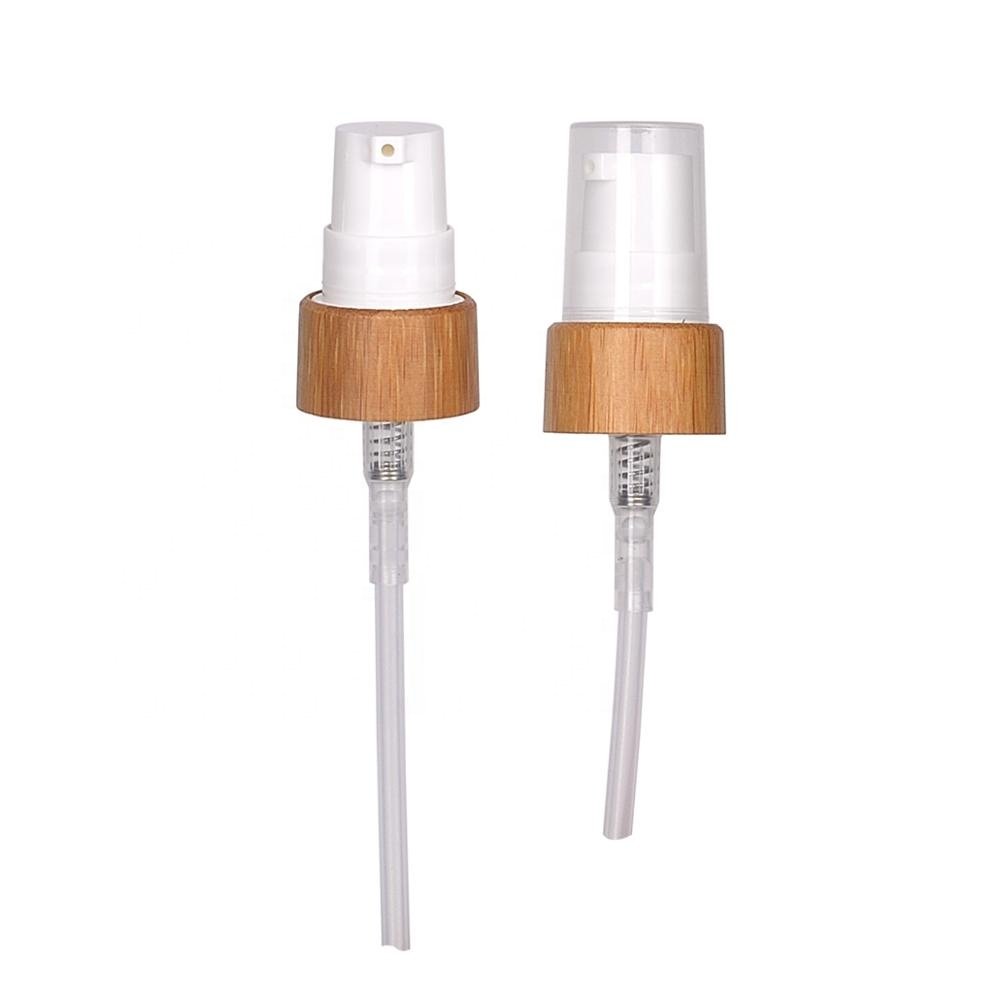 bamboo cosmetic bottle empty opal white glass bottle 10 ml 15 ml 30 ml 50 ml 100 ml cosmetic serum bottle with bamboo pump