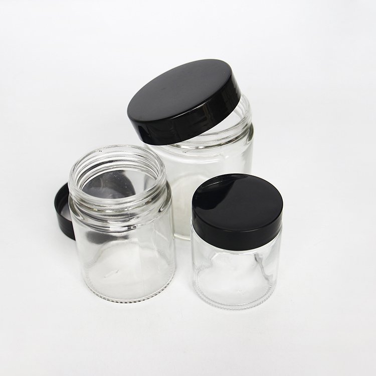 16oz 450ml straight sided glass mason jar with lid