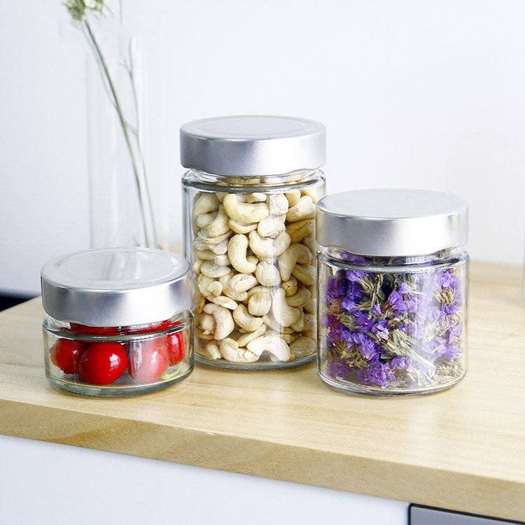 16oz 450ml straight sided glass mason jar with lid