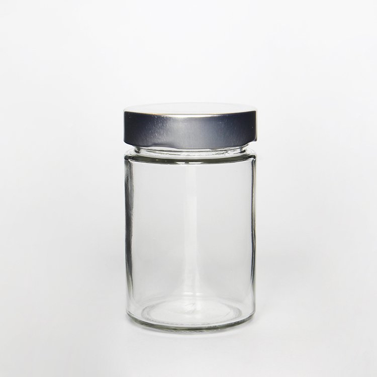 16oz 450ml straight sided glass mason jar with lid