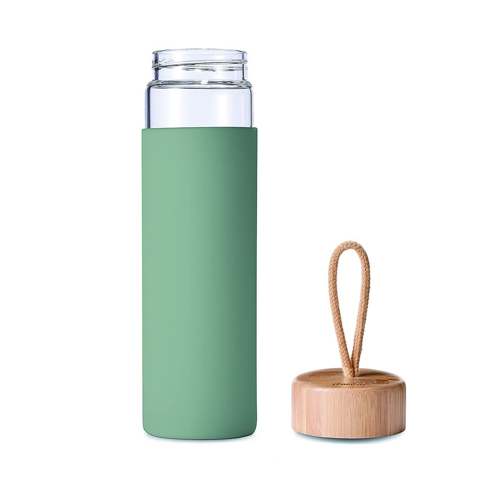 recycled 500ml glass bottle wide mouth drinking water
