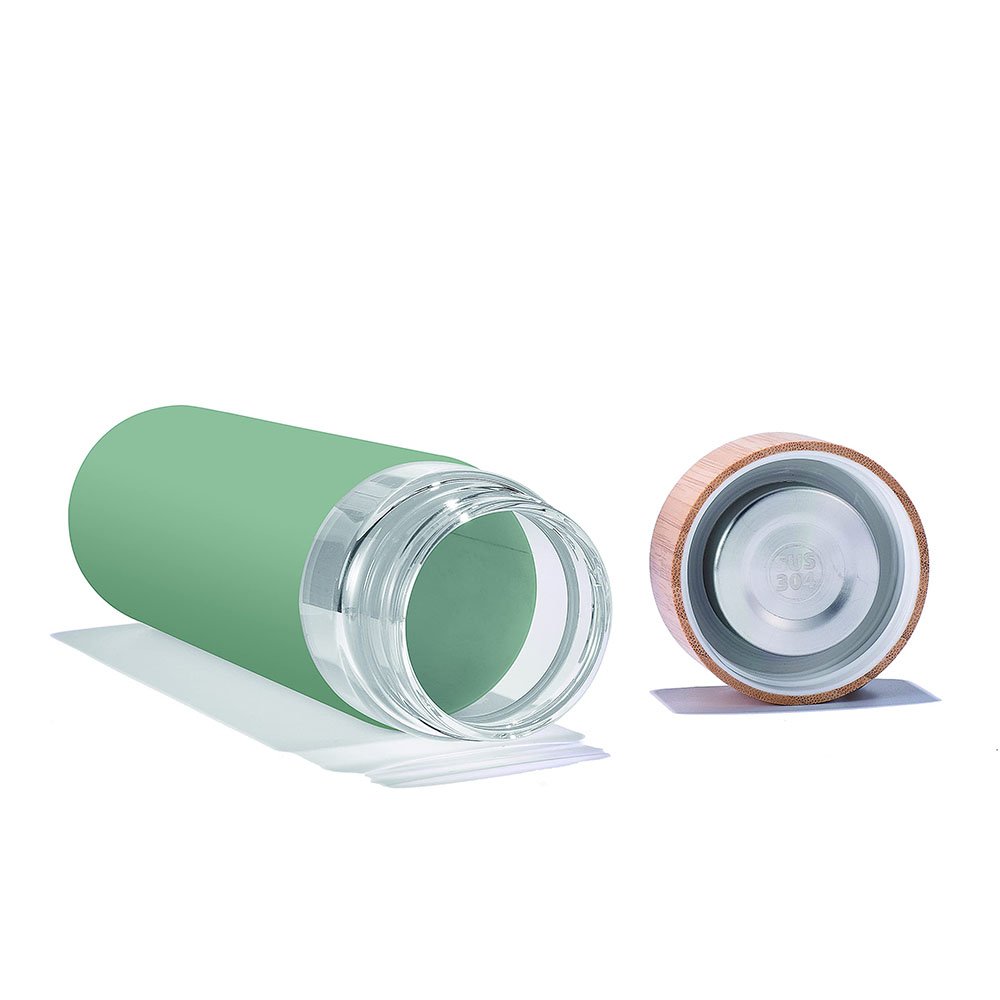recycled 500ml glass bottle wide mouth drinking water
