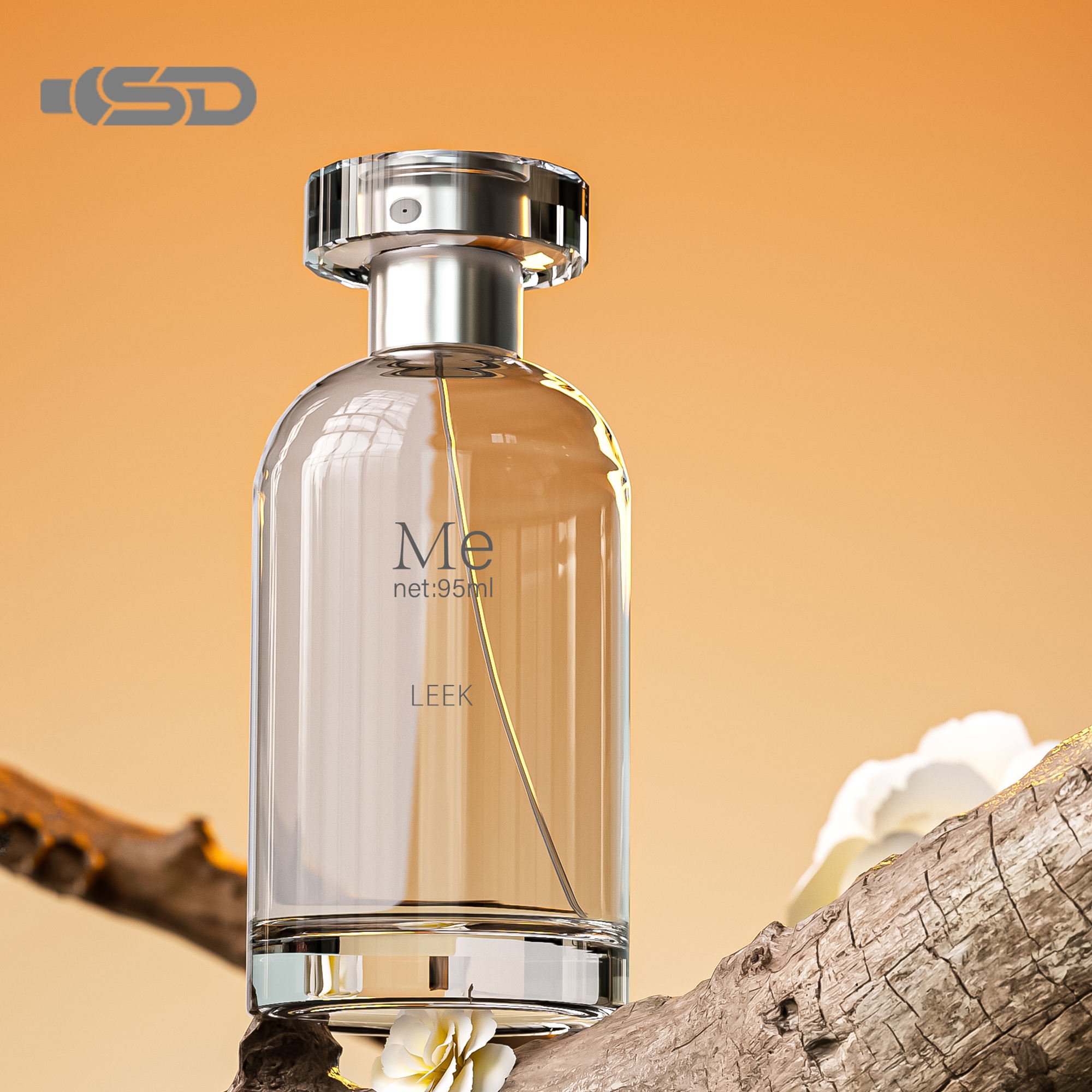 Custom Perfume Bottle 100ml 50ml Unique Perfume Design Sprayer Perfume Bottle Glass Bottle With Box
