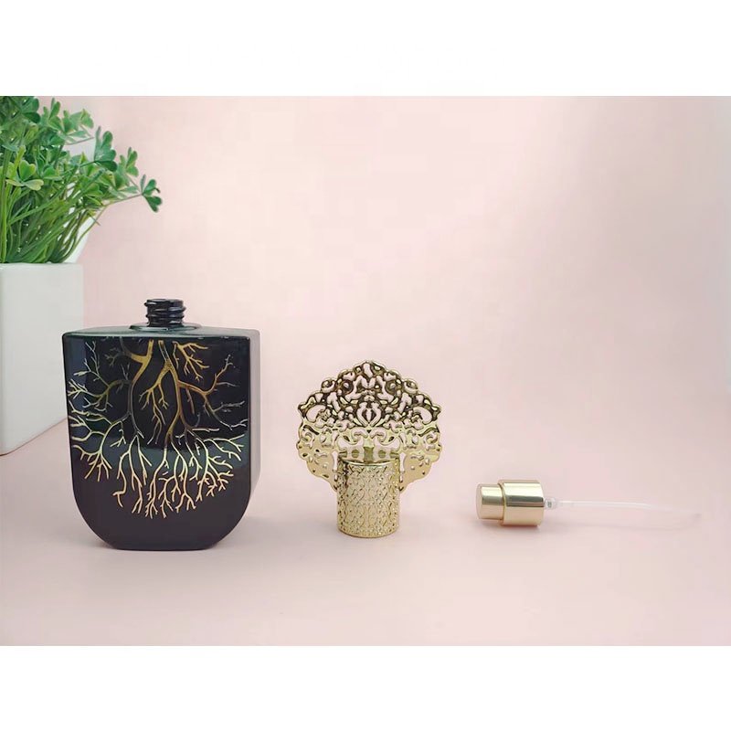 Printed bottles factory direct sales in stock can customize the choice of color and pattern LOGO Glass bottle