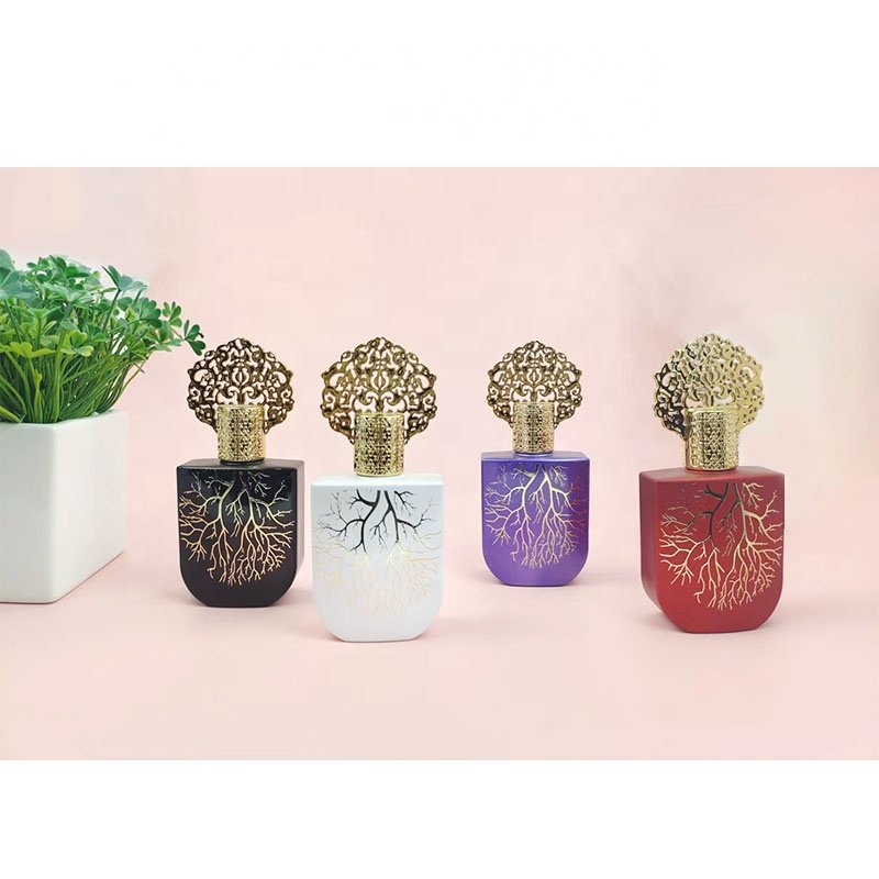 Printed bottles factory direct sales in stock can customize the choice of color and pattern LOGO Glass bottle