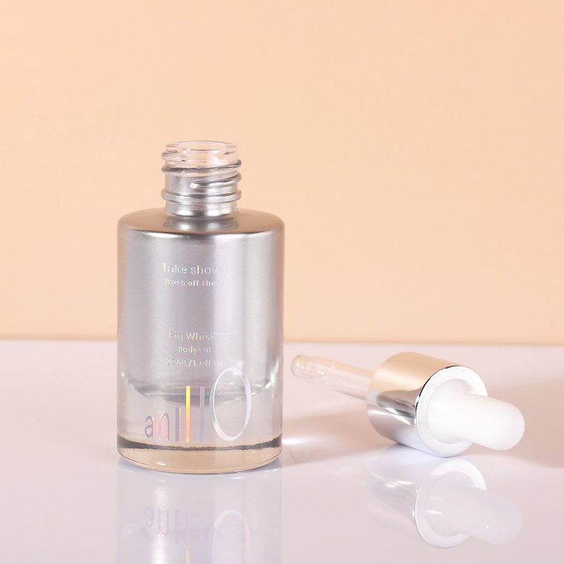 30ml Thick Bottom Silver Beard Hair Essential Oil Serum Glass Dropper Bottle Cosmetic Glass Bottle With Dropper