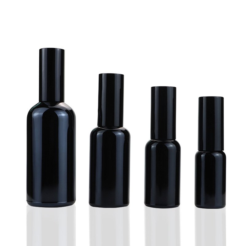 5ml 10ml 15ml 20ml 30ml 50ml 100ml Cosmetic serum packaging Glass bottles with pump