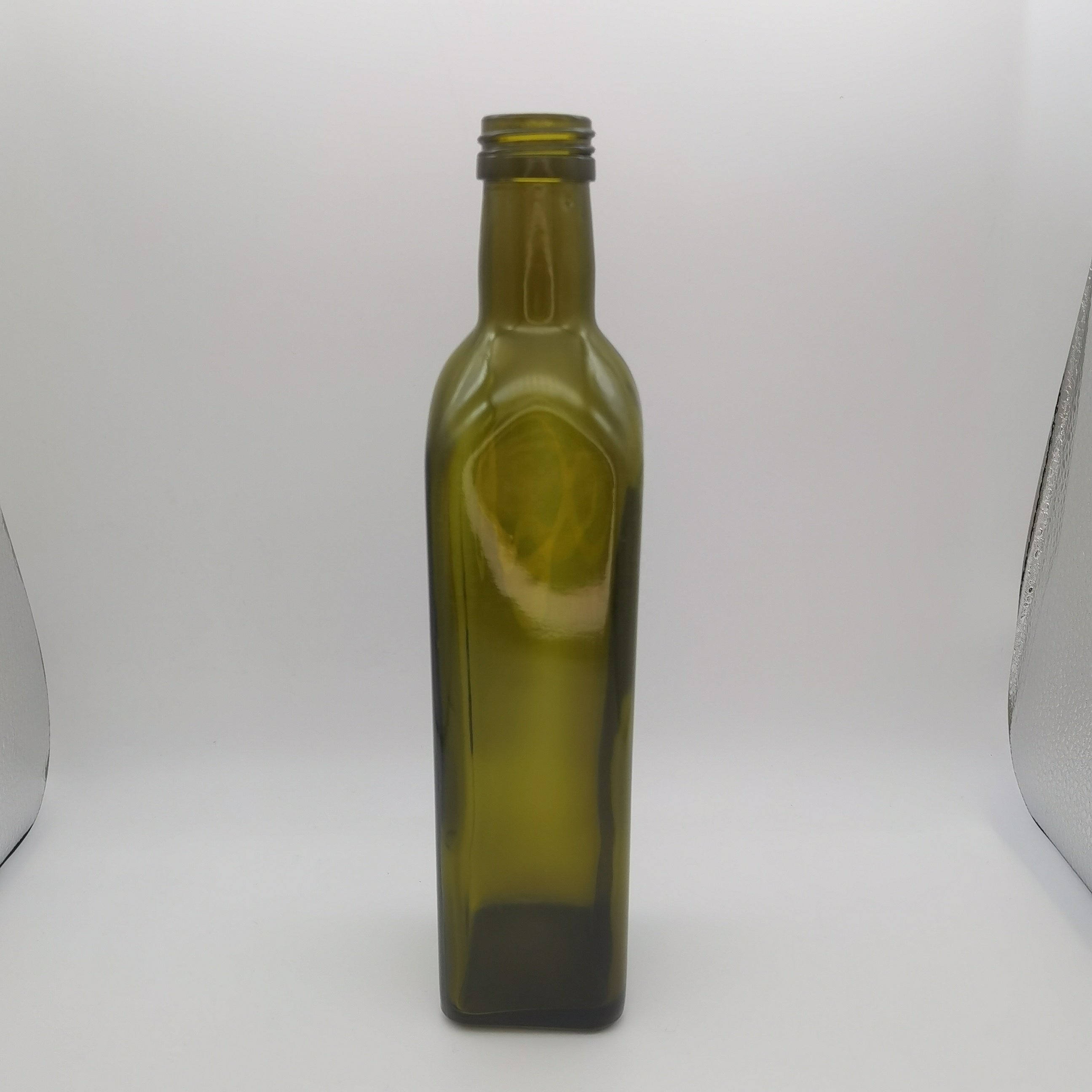 500ml antique green Marasca olive oil glass bottle for cooking olive oil