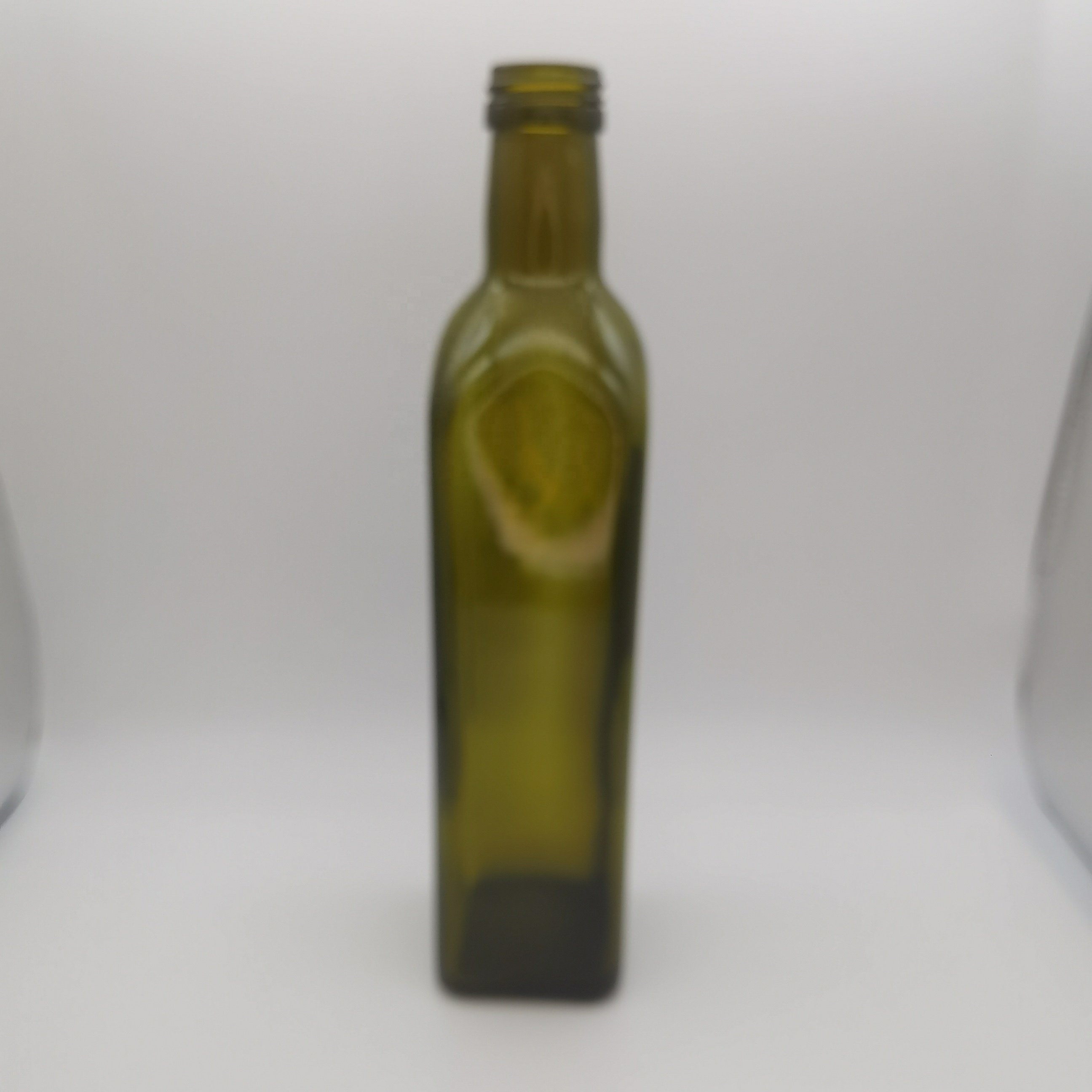 500ml antique green Marasca olive oil glass bottle for cooking olive oil