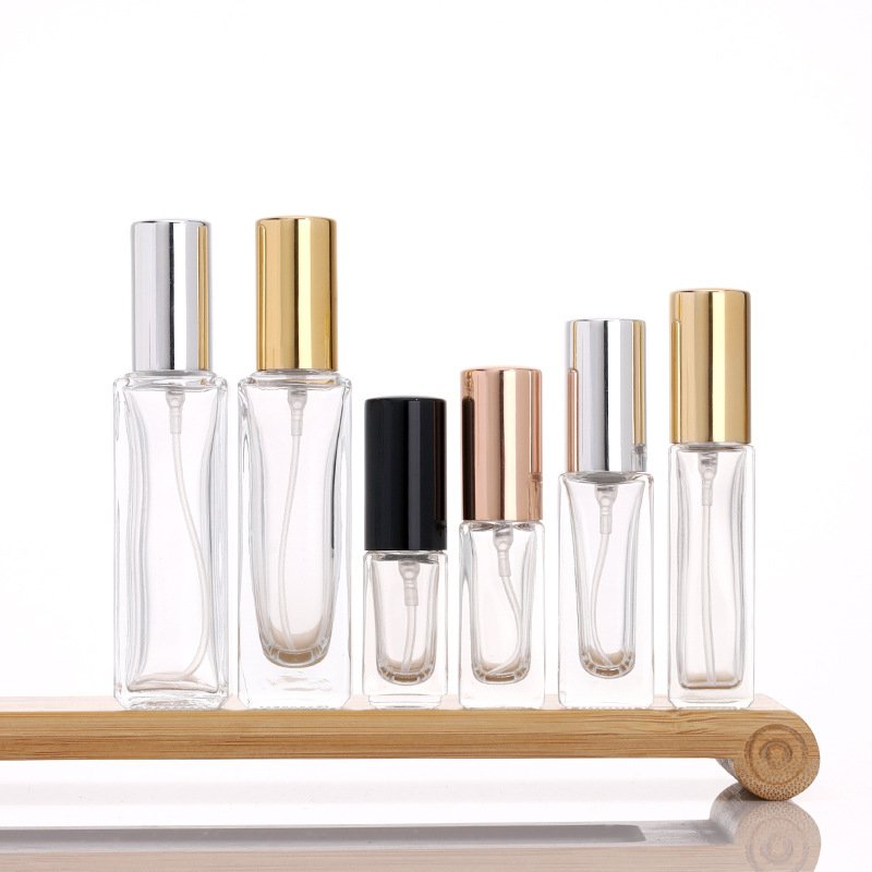 3ml 5ml 8ml 10ml 15ml 20ml 30ml square perfume spray bottle portable dispenser cosmetic fine mist empty bottle