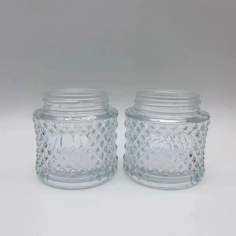 New style Luxury 100g Empty Cream Jar Glass Bottles