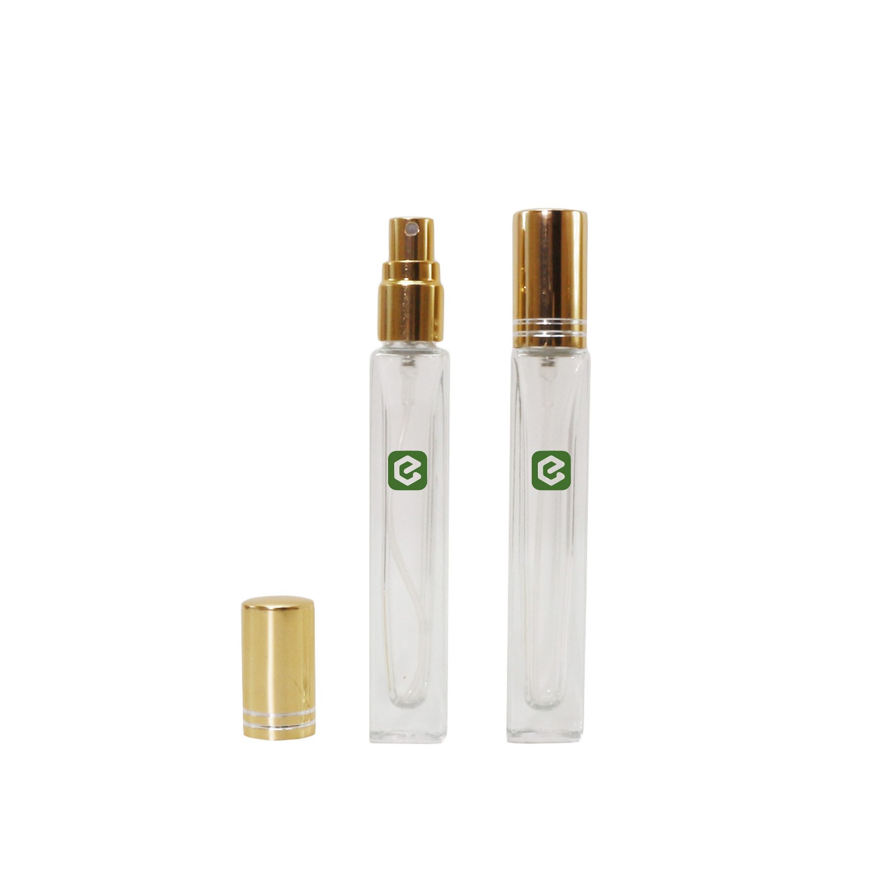Wholesale empty 10ml fancy clear atomizer mist glass perfume spray glass bottle
