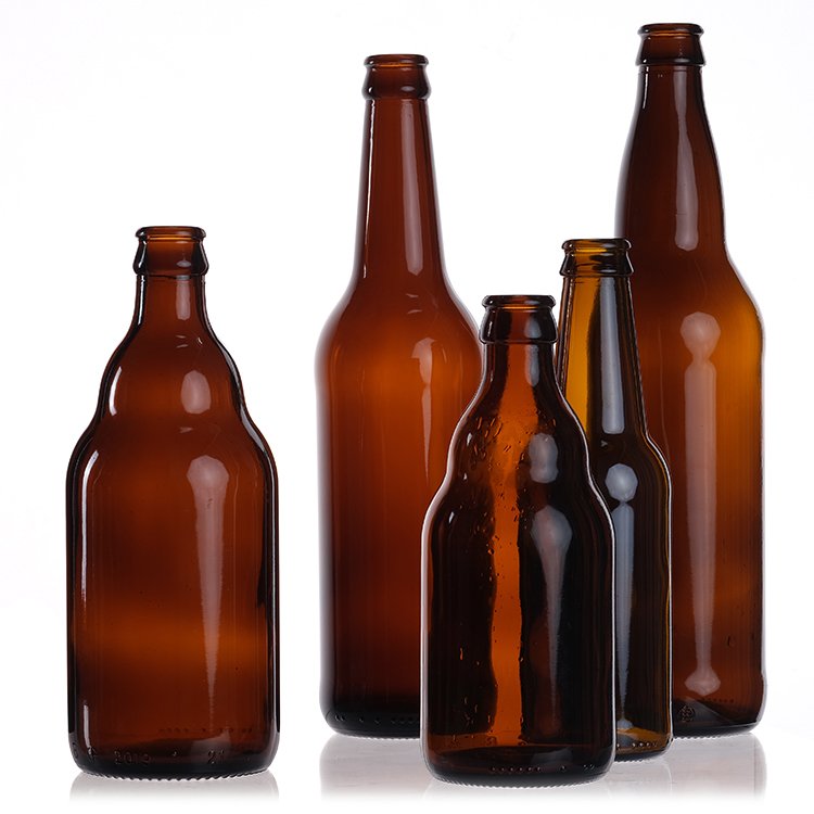 330ml Beer Glass Bottle Amber Blue Green Beer Bottle With Crown Cap