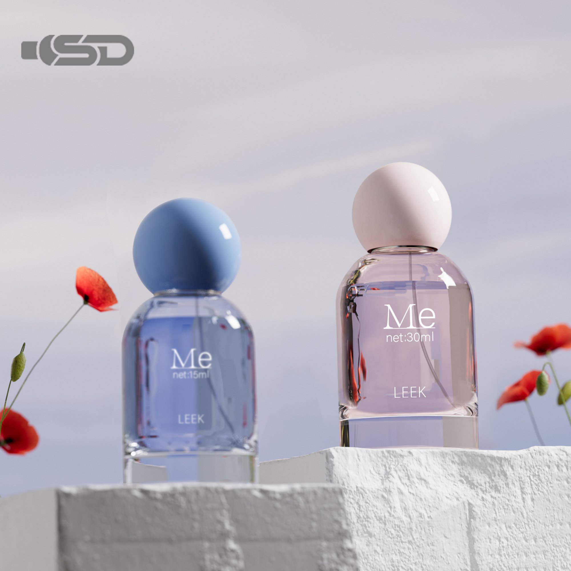 Custom Supplier Perfume Bottle 100ml 50ml Unique Perfume Design Sprayer Perfume Bottle Glass Bottle With Box