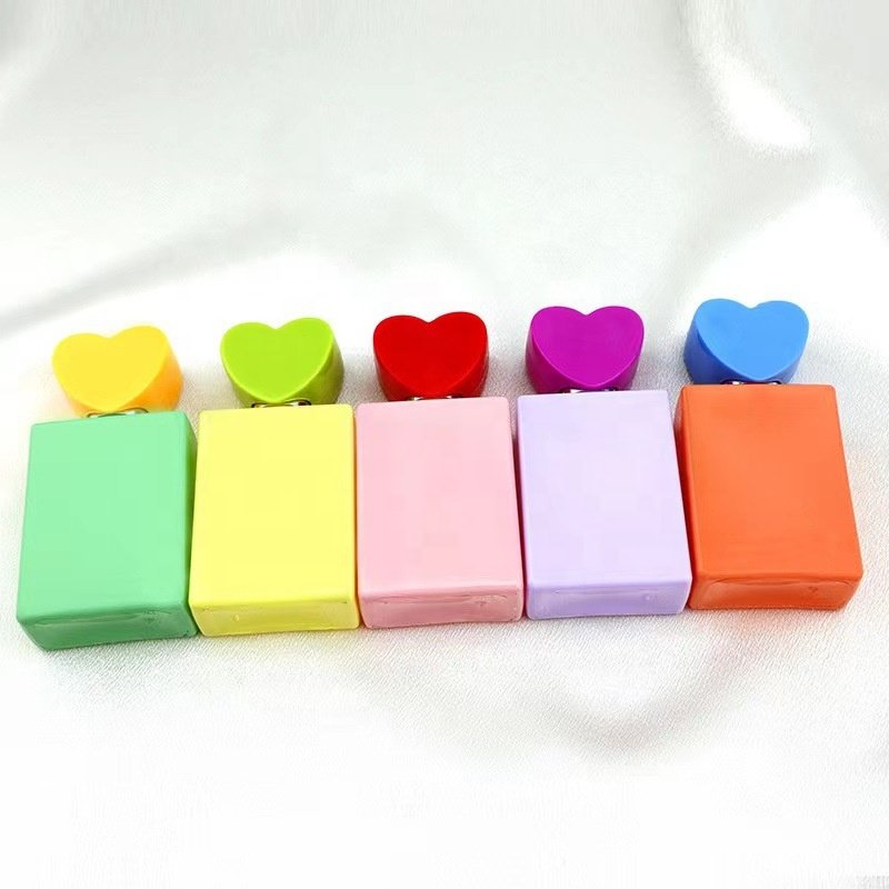 30ml Luxury recyclable aluminium perfume bottle with pump spray cap colorful matte glass bottles