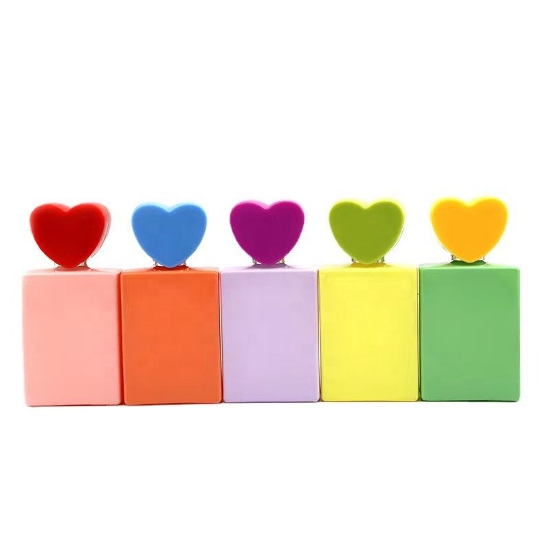 30ml Luxury recyclable aluminium perfume bottle with pump spray cap colorful matte glass bottles